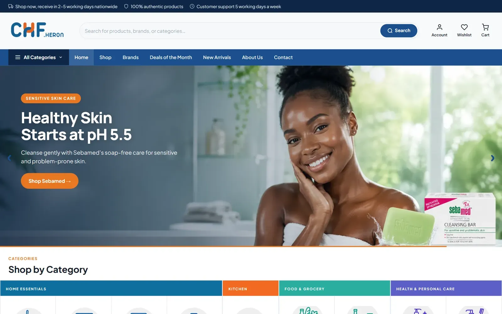 A website we built, on a laptop