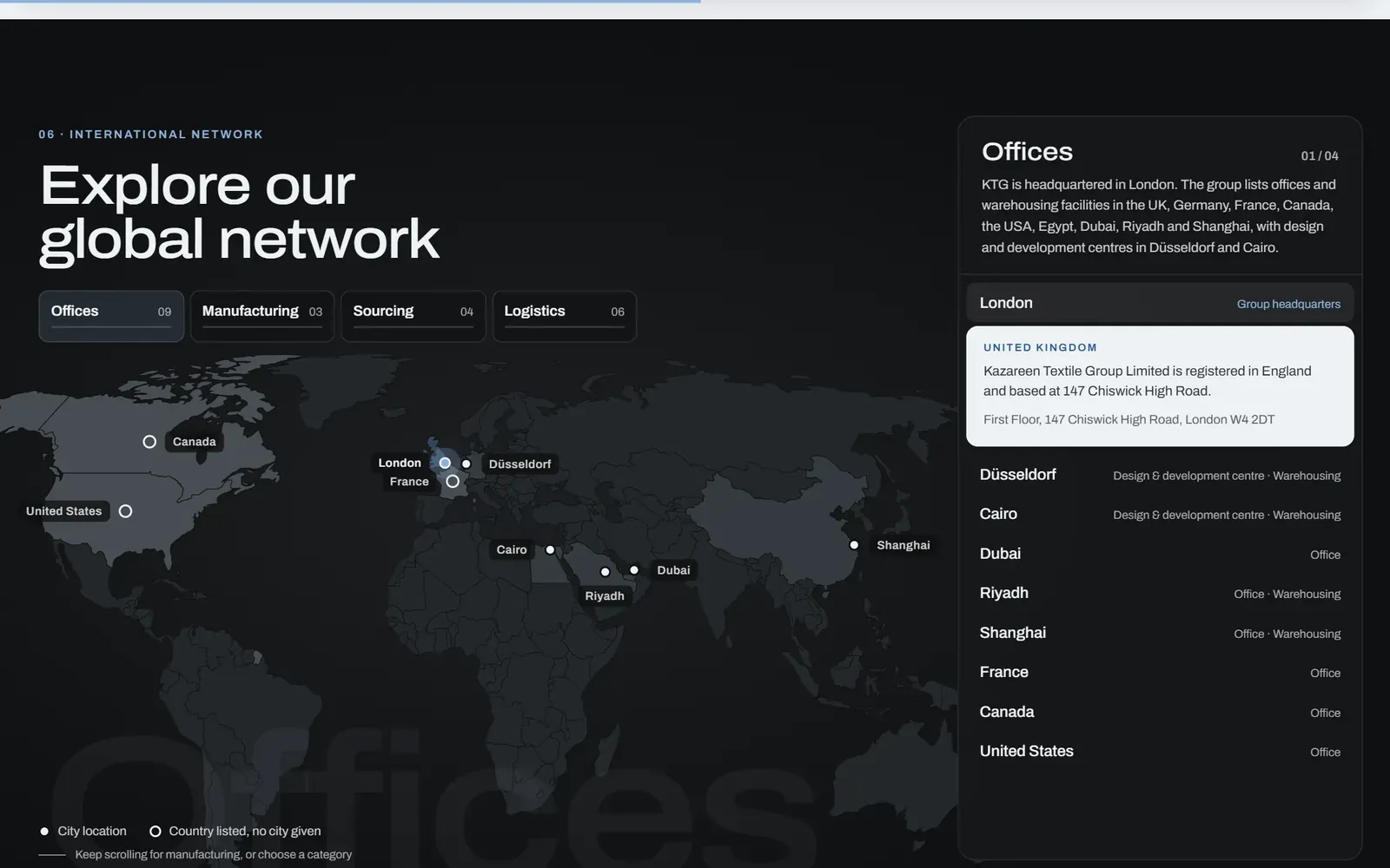 A website we built, on a laptop