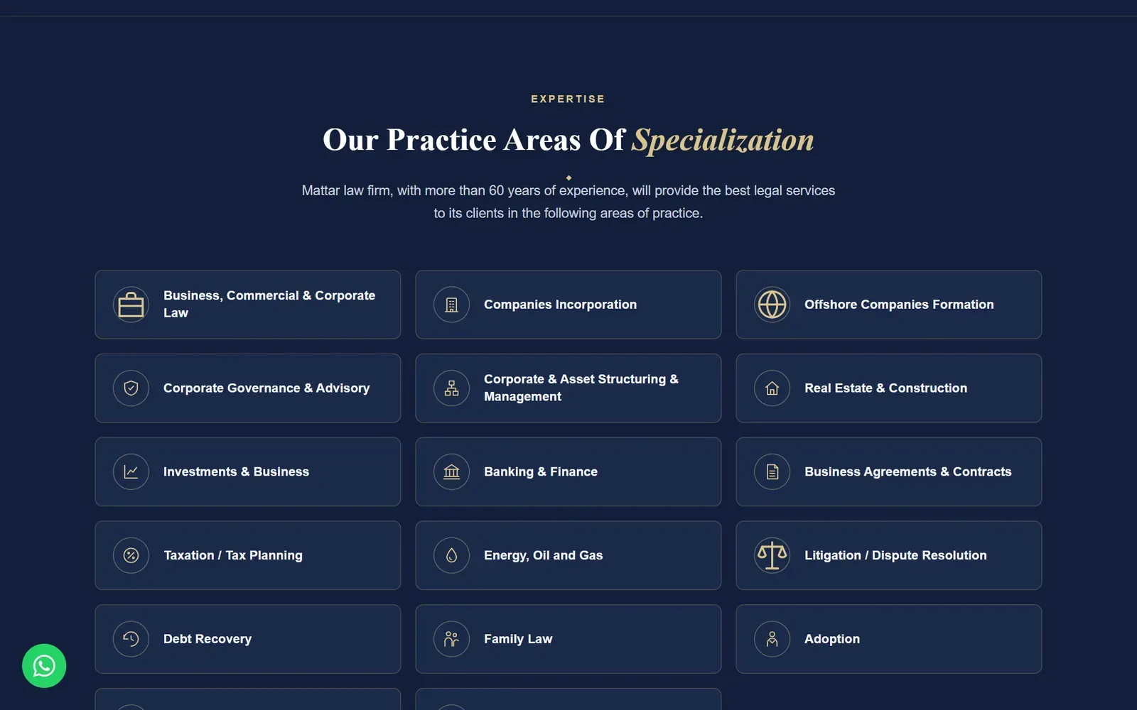 A website we built, on a laptop