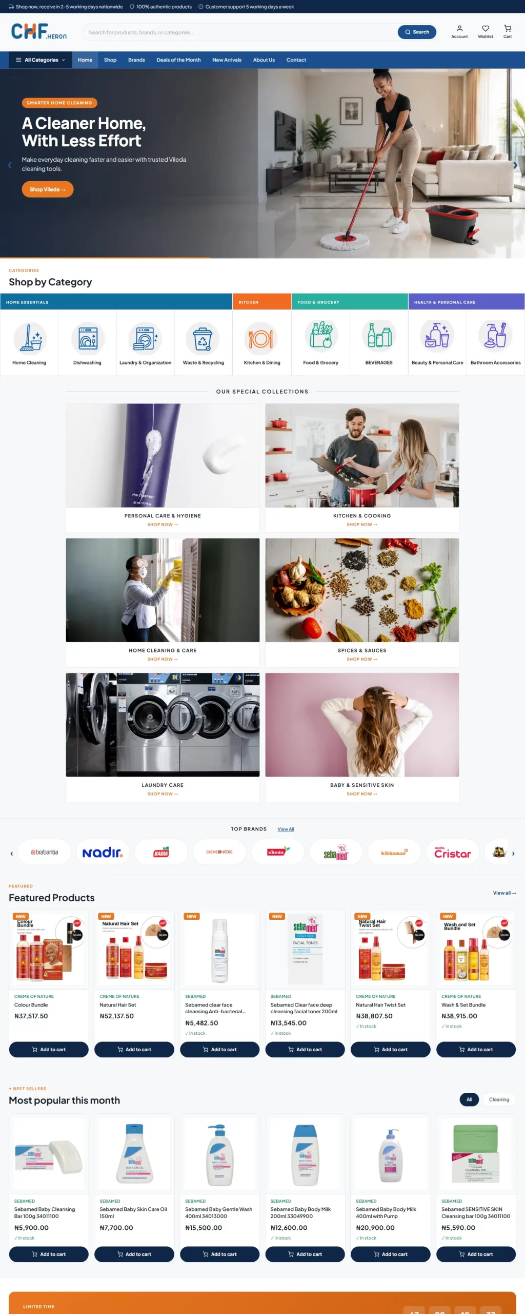 A website we built, on a laptop