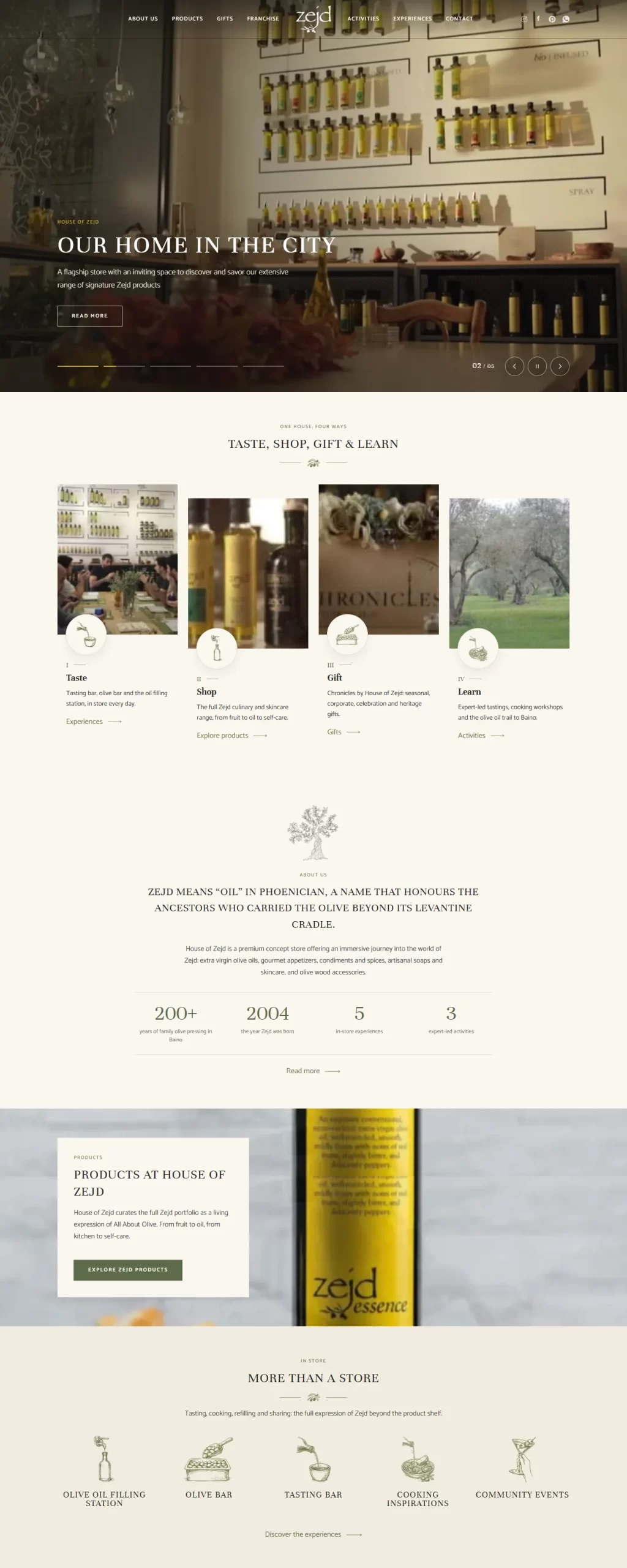 A website we built, on a laptop